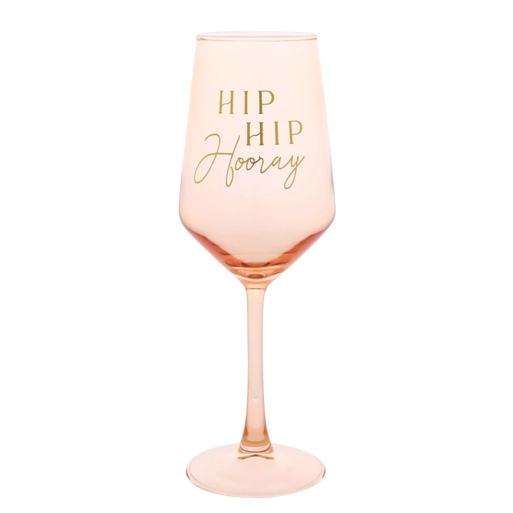 Confetti - Čaša za vino - Hip, Hip, Hooray